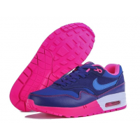 Nike Air Max 1 87 синие с розовым
